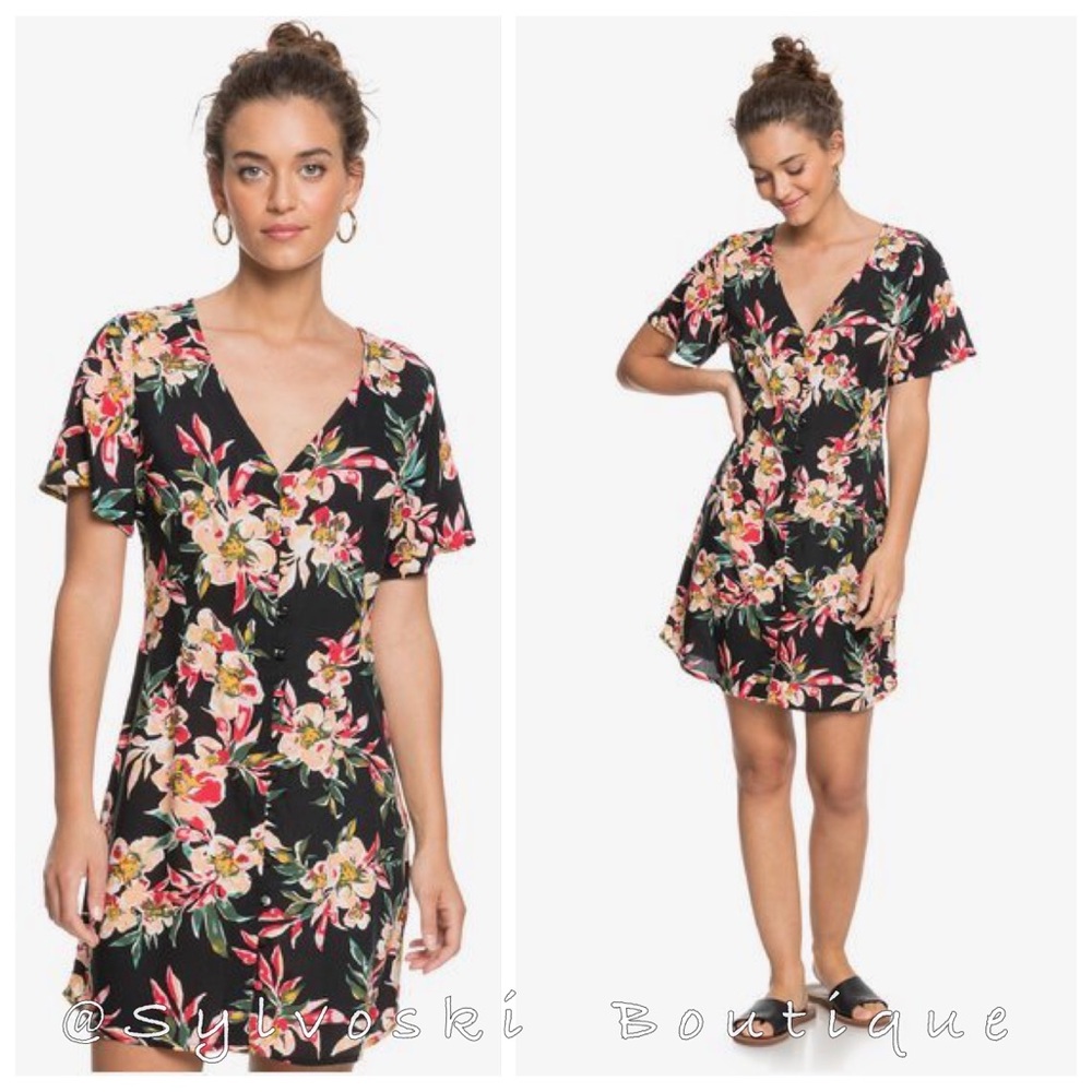 🔥 Roxy Women's Damage Love Dress NWT - Picture 3 of 9